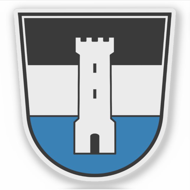 Coat of arms of Neu-Ulm, Germany Sticker (Front)