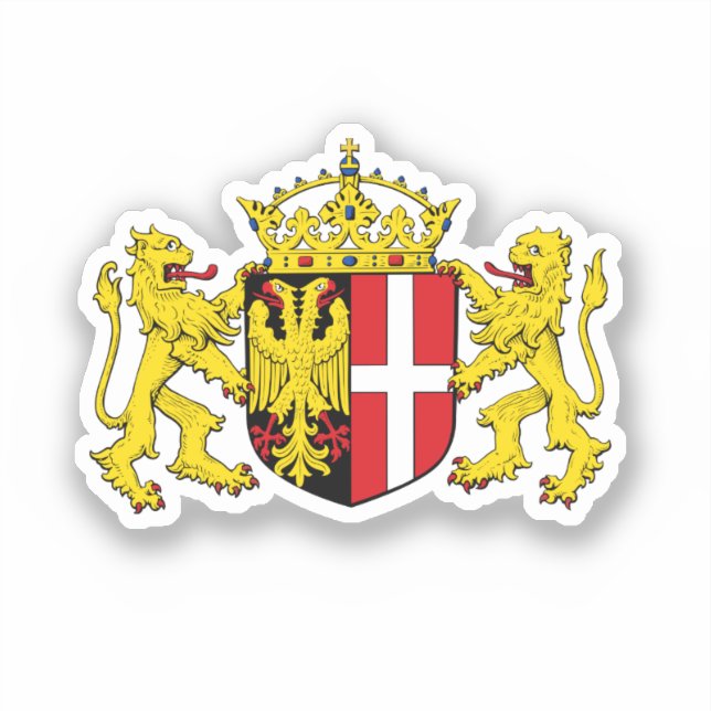 Coat of Arms of Neuss, Germany Sticker (Front)