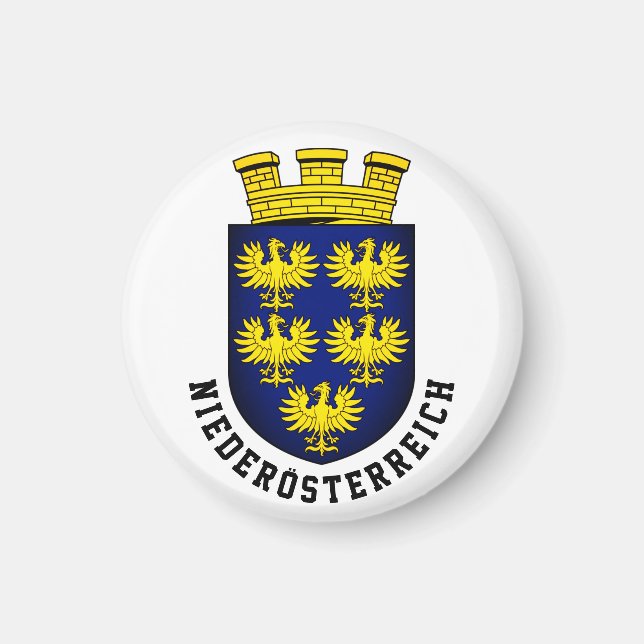Coat of Arms of Niederösterreich - AUSTRIA Magnet (Front)