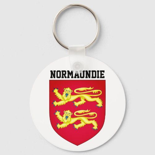 Coat of Arms of Normandy _ FRANCE Keychain