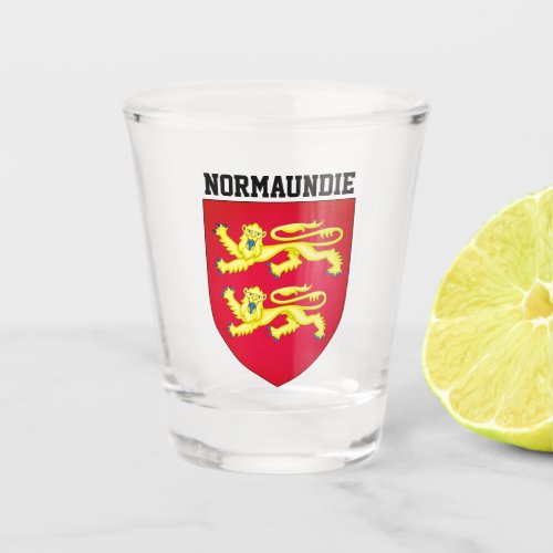Coat of Arms of Normandy _ FRANCE Shot Glass