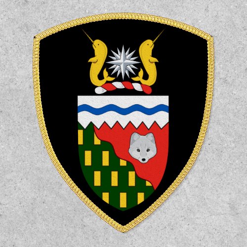 Coat of arms of Northwest Territories _ CANADA Patch