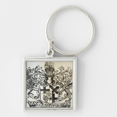 Coat of arms of Oliver Cromwell Keychain