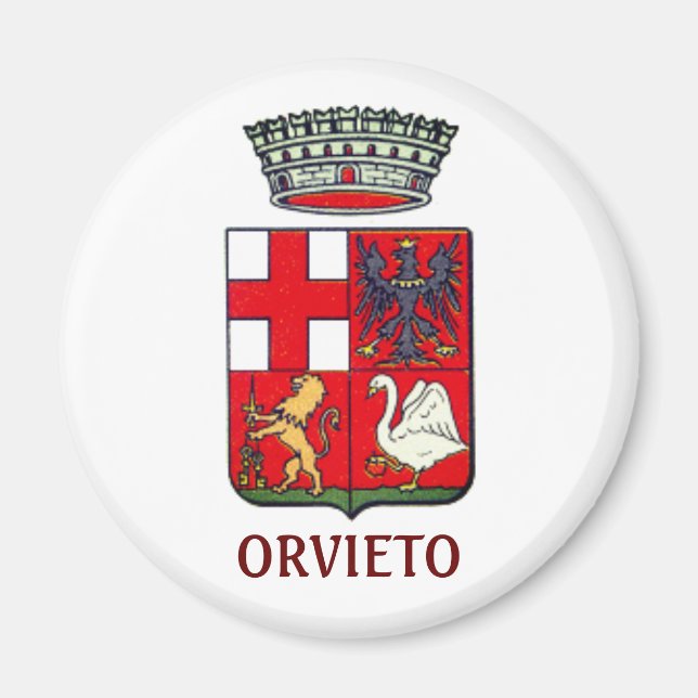 Coat of Arms of Orvieto, Italy Magnet (Front)