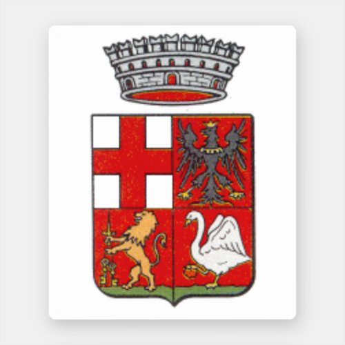 Coat of Arms of Orvieto Italy Sticker