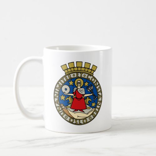 Coat of Arms of Oslo Norway Coffee Mug