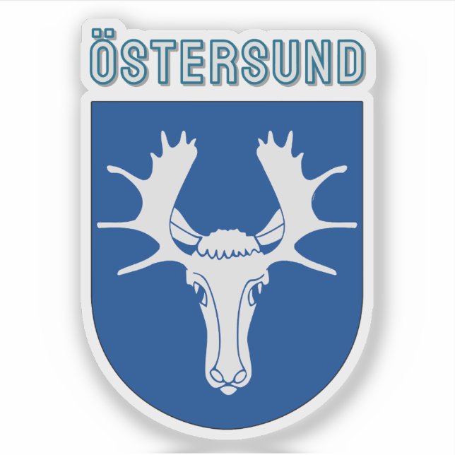 Coat of arms of Östersund - Sweden Sticker (Front)