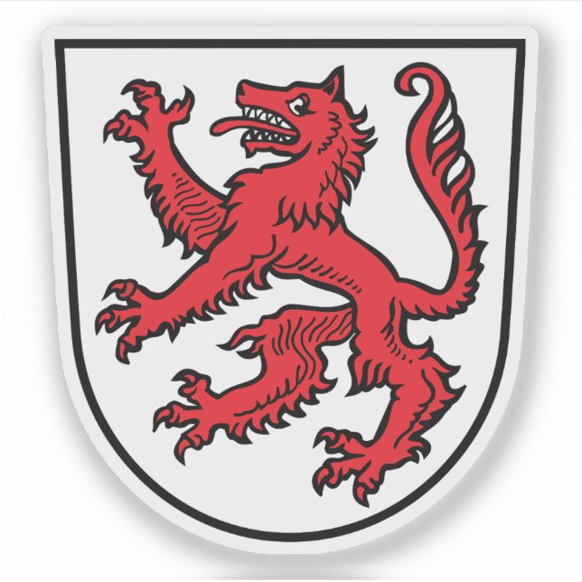 Coat of arms of Passau, Germany Sticker (Front)