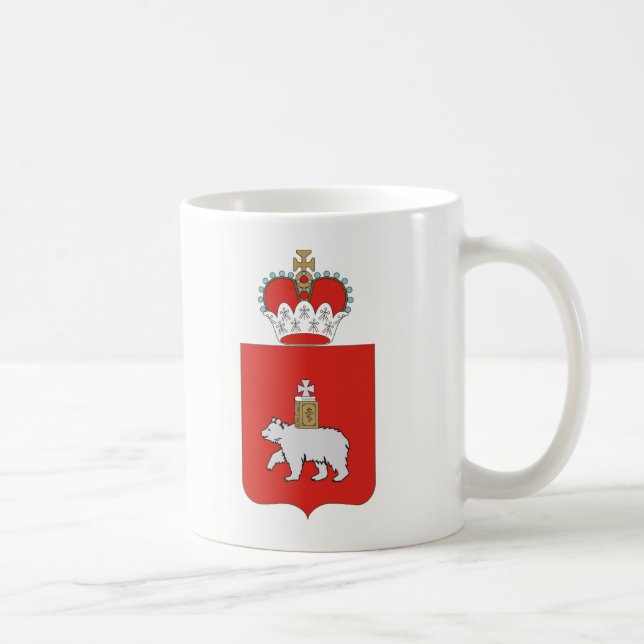 Coat of arms of Perm krai Coffee Mug (Right)