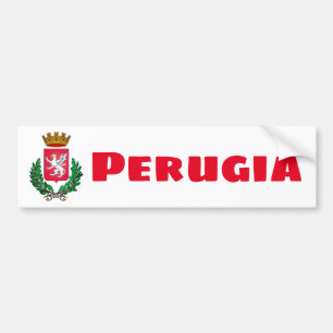 Coat of Arms of Perugia, Italia Bumper Sticker