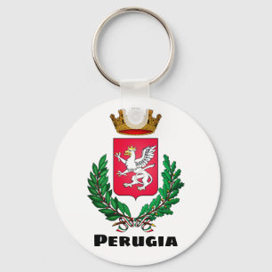 Coat of Arms of Perugia, Italia Keychain