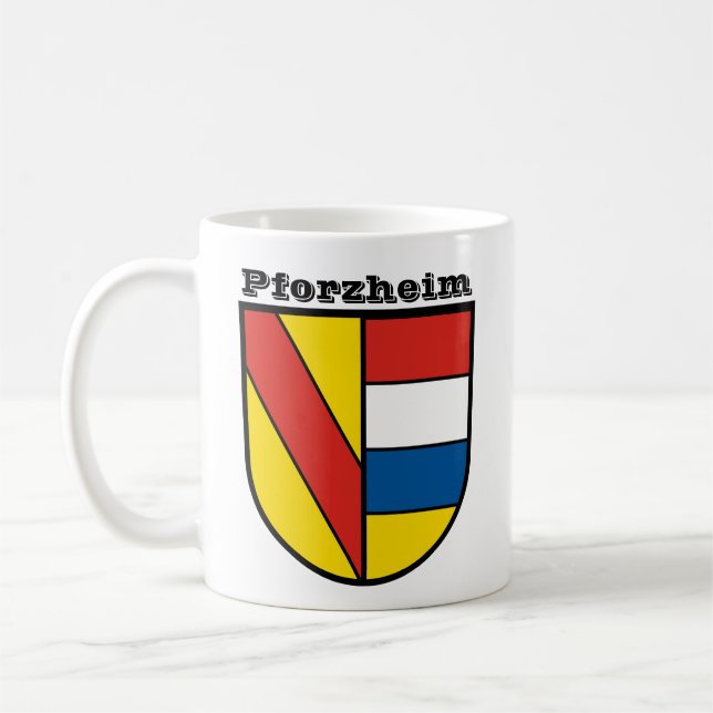 Coat of Arms of Pforzheim, Germany Coffee Mug (Left)