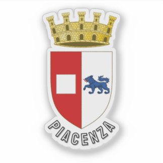 Coat of Arms of Piacenza, Italy Sticker