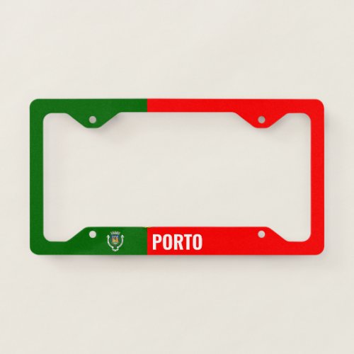 Coat of Arms of Porto PORTUGAL License Plate Frame