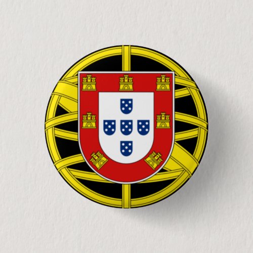 Coat of Arms of Portugal Lesser coa Button