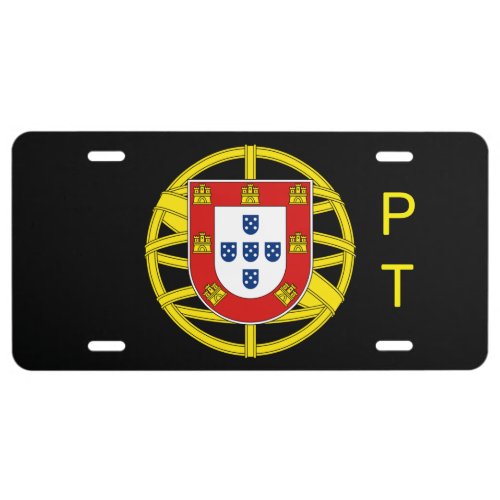 Coat of Arms of Portugal Lesser coa License Plat License Plate