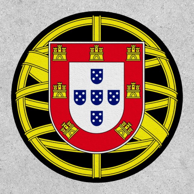 Coat of Arms of Portugal (Lesser coa) Patch (Front)
