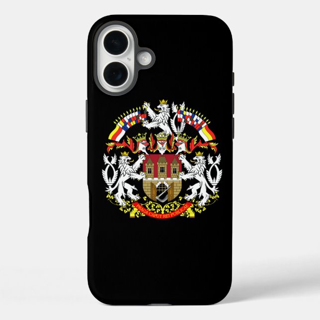 Coat of Arms of Prague Case-Mate iPhone Case (Back)