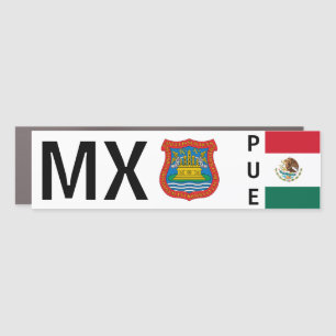 Coat of Arms of Puebla de los Ángeles, México Car Magnet