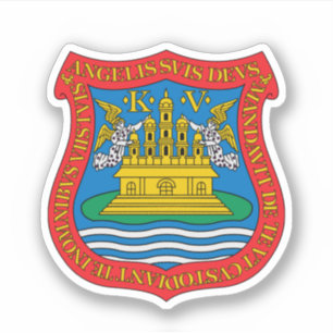 Coat of Arms of Puebla de los Ángeles, México Sticker