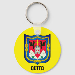 Coat of Arms of Quito, Ecuador Keychain