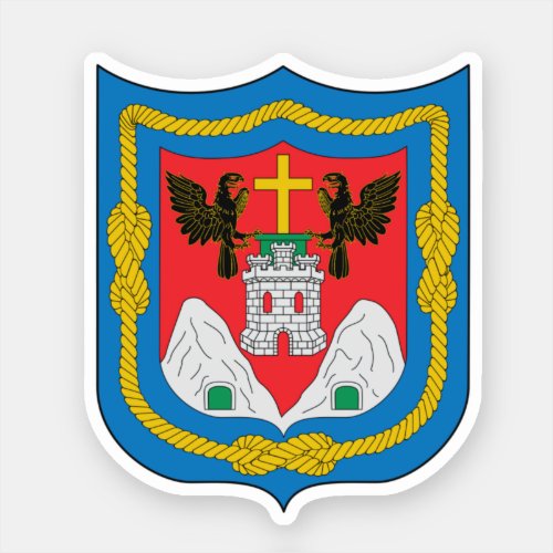 Coat of Arms of Quito Ecuador Sticker