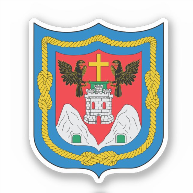 Coat of Arms of Quito, Ecuador Sticker (Front)