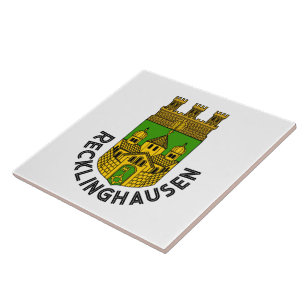 Coat of Arms of Recklinghausen, Germany Ceramic Tile