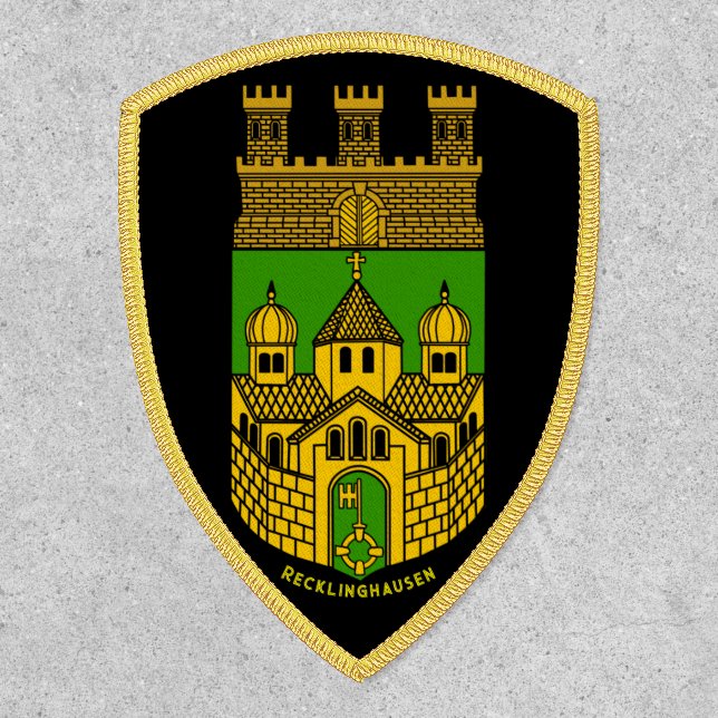 Coat of Arms of Recklinghausen, Germany Patch (Front)