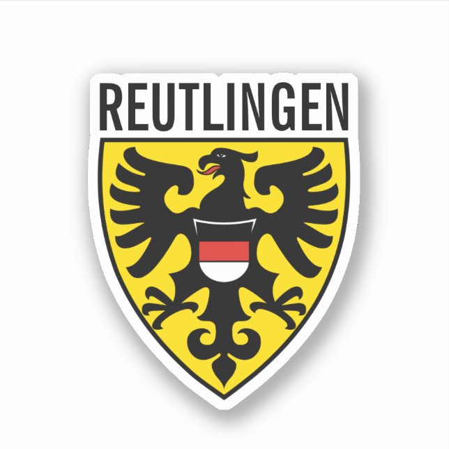 Coat of Arms of Reutlingen, Germany Sticker (Front)