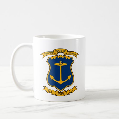 Coat of arms of Rhode Island Coffee Mug