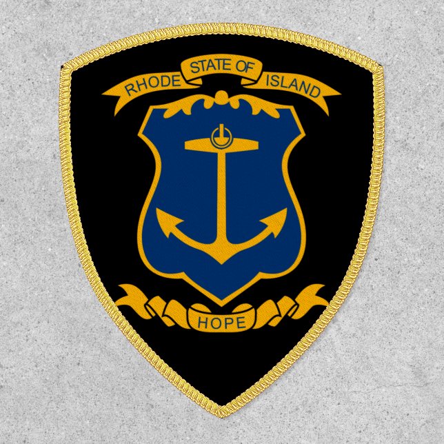 Coat of arms of Rhode Island Patch (Front)