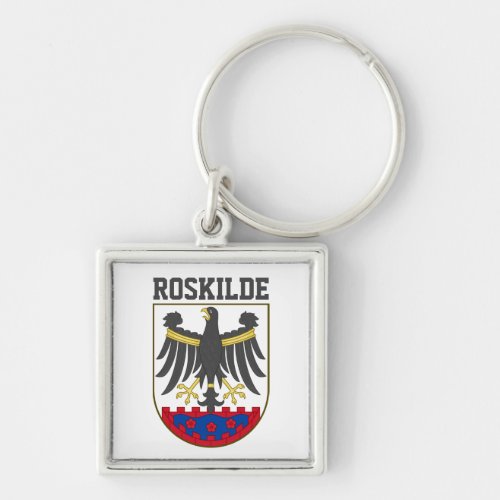 Coat of arms of Roskilde Denmark Keychain