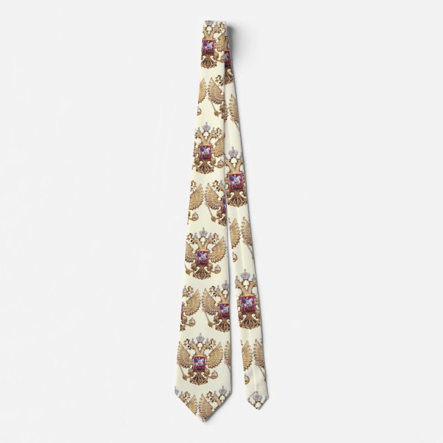 Coat of arms of Russia Neck Tie (Front)