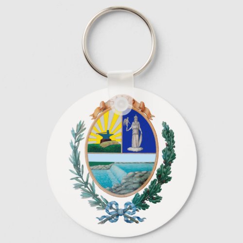 Coat of Arms of Salto Uruguay Keychain