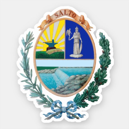 Coat of Arms of Salto Uruguay Sticker