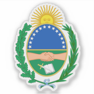 Coat of arms of San Nicolás partido, Argentina Sticker