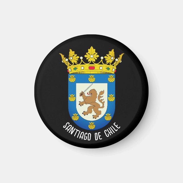 Coat of Arms of Santiago de Chile Magnet (Front)
