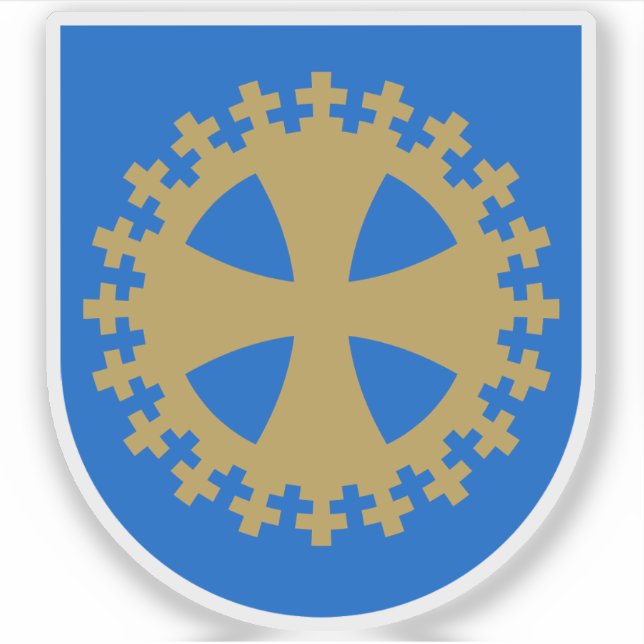 Coat of arms of Sastamala (Karkku), Finland Sticker (Front)