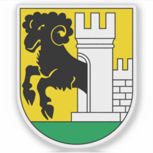 Coat of arms of Schaffhausen, Switzerland Sticker
