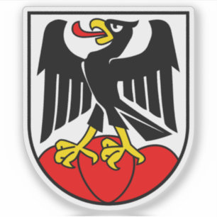 Coat of arms of Seeland district, Switzerland Sticker