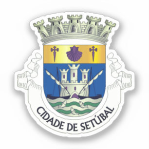 Coat of Arms of Setúbal, PORTUGAL Sticker