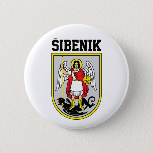 Coat of Arms of Šibenik _ Croatia Button