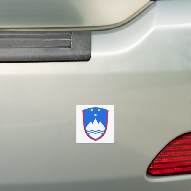 Coat of arms of Slovenia Car Magnet (In Situ)