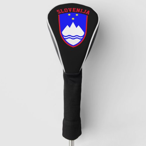 Coat of Arms of SLOVENIA Golf Head Cover