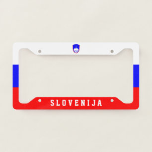 Coat of Arms of SLOVENIA License Plate Frame