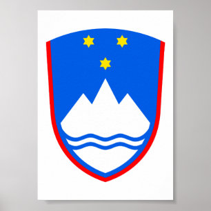 Coat of arms of Slovenia Poster