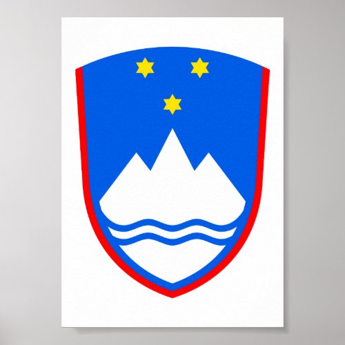 Coat of arms of Slovenia Poster