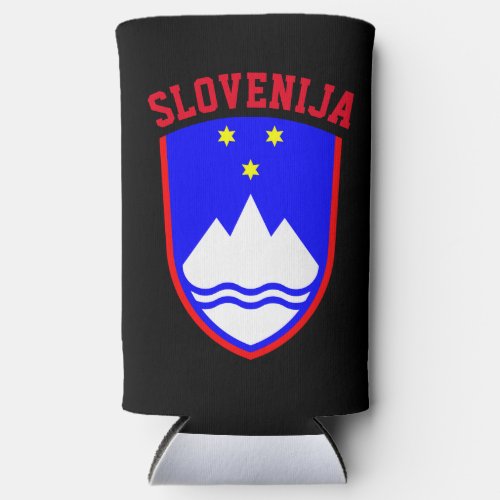 Coat of Arms of SLOVENIA Seltzer Can Cooler