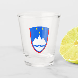 Coat of arms of Slovenia Shot Glass